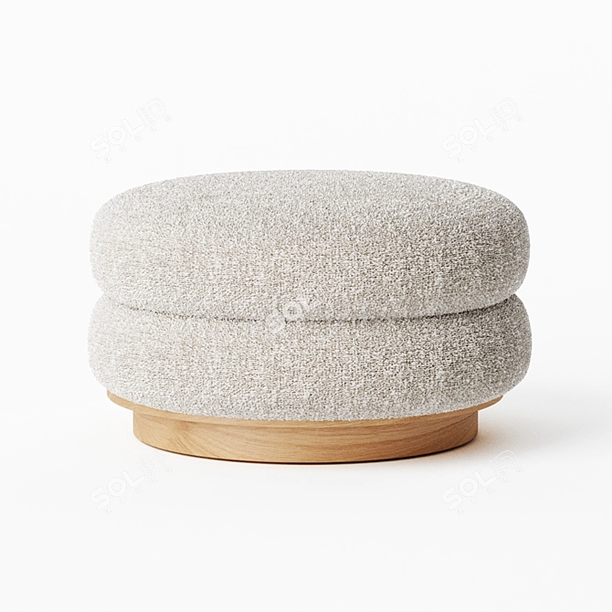 Designer Collection Emmanuelle Simon Poufs 3D model image 4