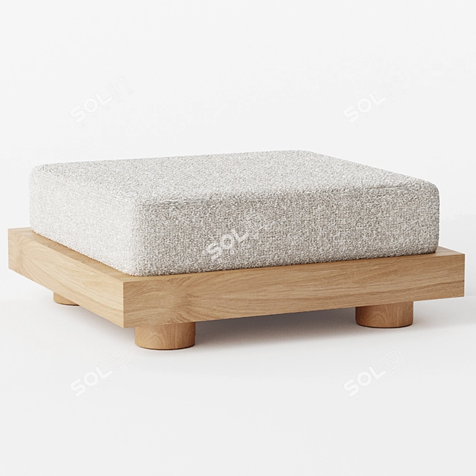 Designer Collection Emmanuelle Simon Poufs 3D model image 5