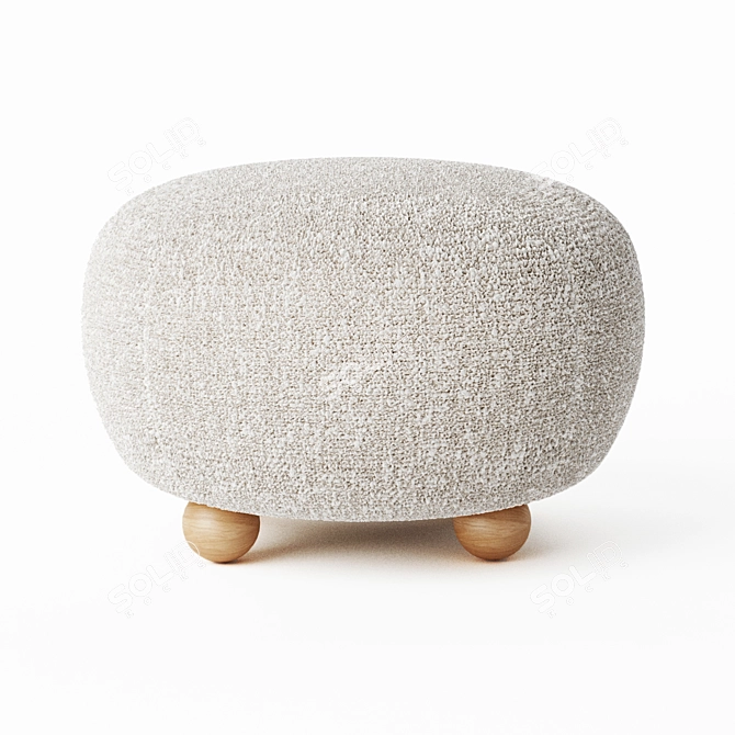 Designer Collection Emmanuelle Simon Poufs 3D model image 6