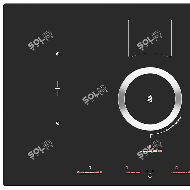 Invisible Suction Switch Hob 3D model image 4