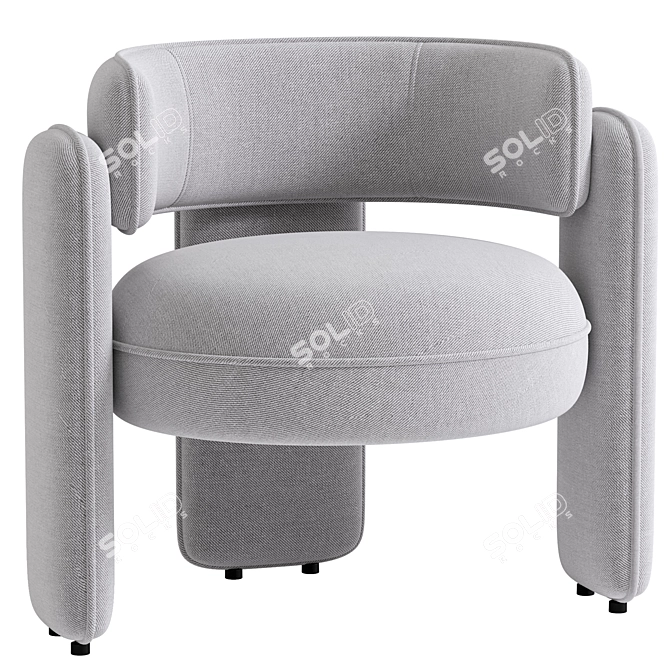 Contemporary Design Chair Chaplin 3D model image 1