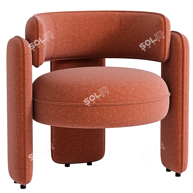 Contemporary Design Chair Chaplin 3D model image 2