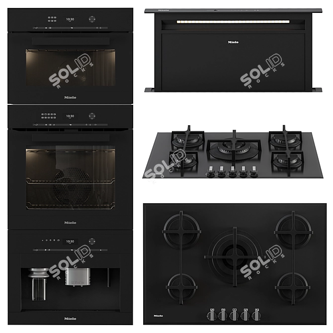 Miele Kitchen Appliance: Efficient and Stylish 3D model image 2