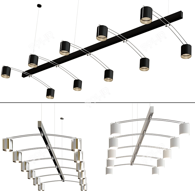  Buschfeld Balance 50 Pendant Light 3D model image 1