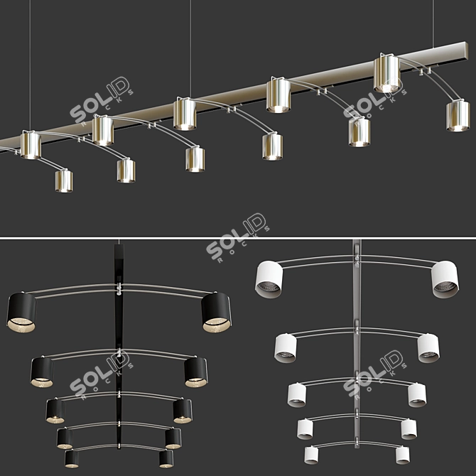  Buschfeld Balance 50 Pendant Light 3D model image 3