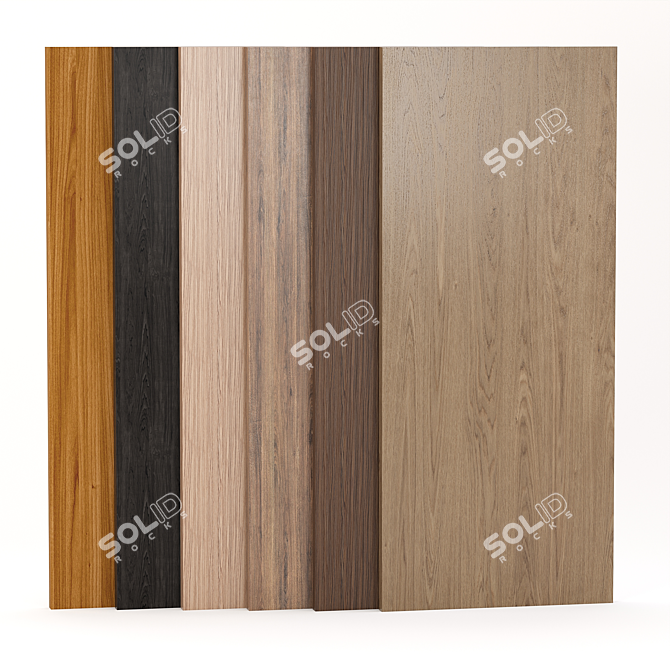 Texture Collection: Wood Palette 6 3D model image 1