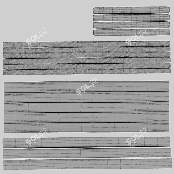 Varied Section Logs, Multiple Lengths 3D model image 5