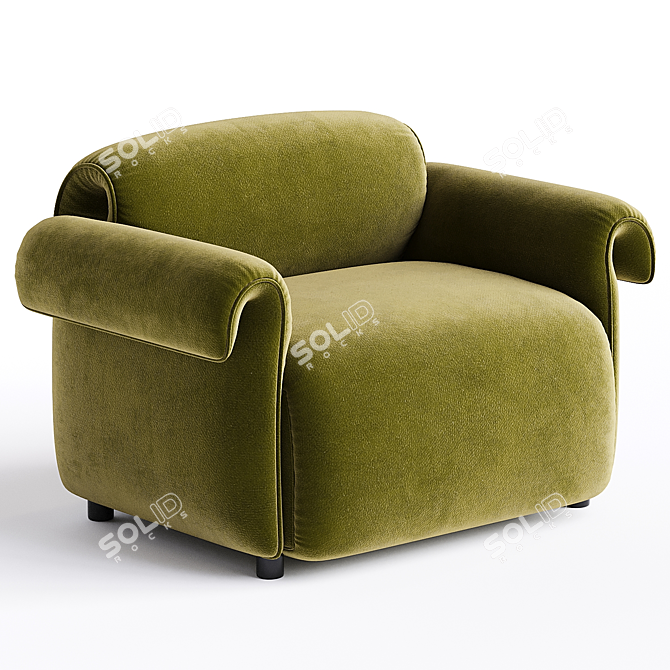 Modern ARINA Armchair: Corona Render 3D model image 1