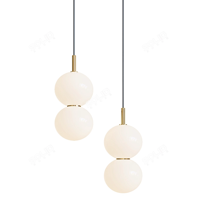Sleek Modern Rocco Lamp 3D model image 3