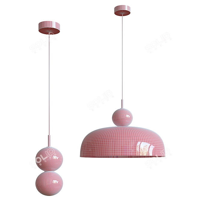 Sleek Modern Rocco Lamp 3D model image 4