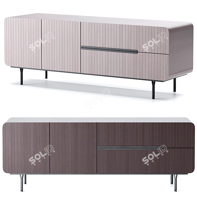 Modern TV Stand Haullus by Cosmo 3D model image 1