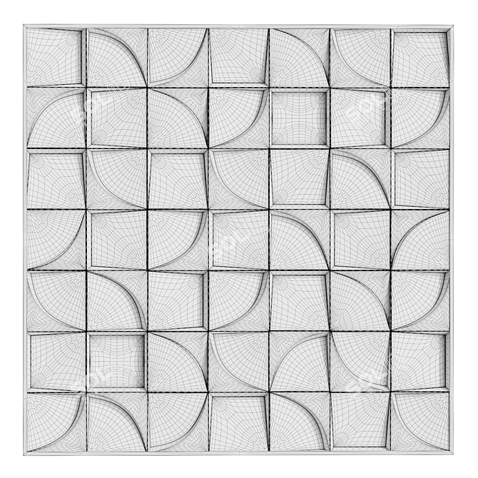 Eichholtz ZOLA 3D Wall Art 3D model image 4