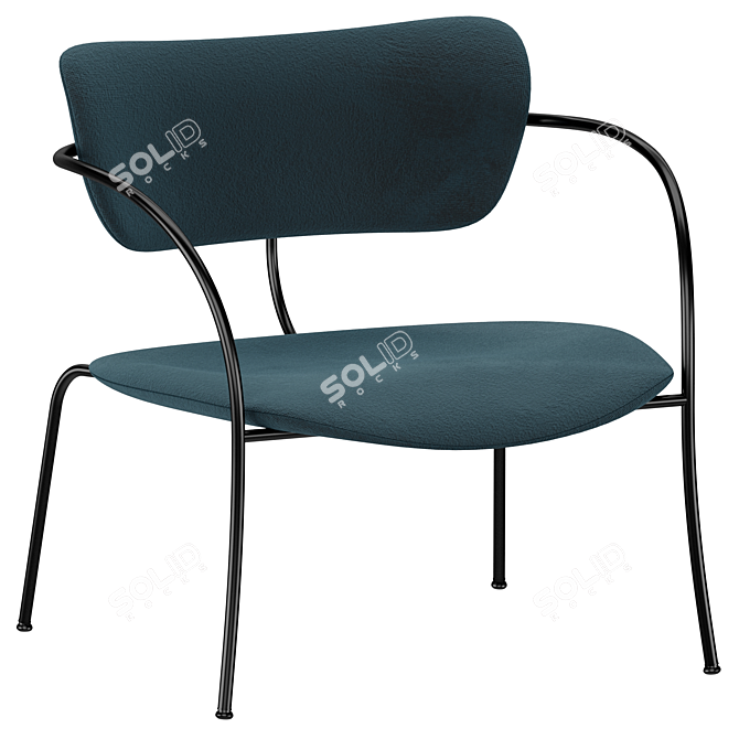 Nordic AV11 Lounge Chair 3D model image 1