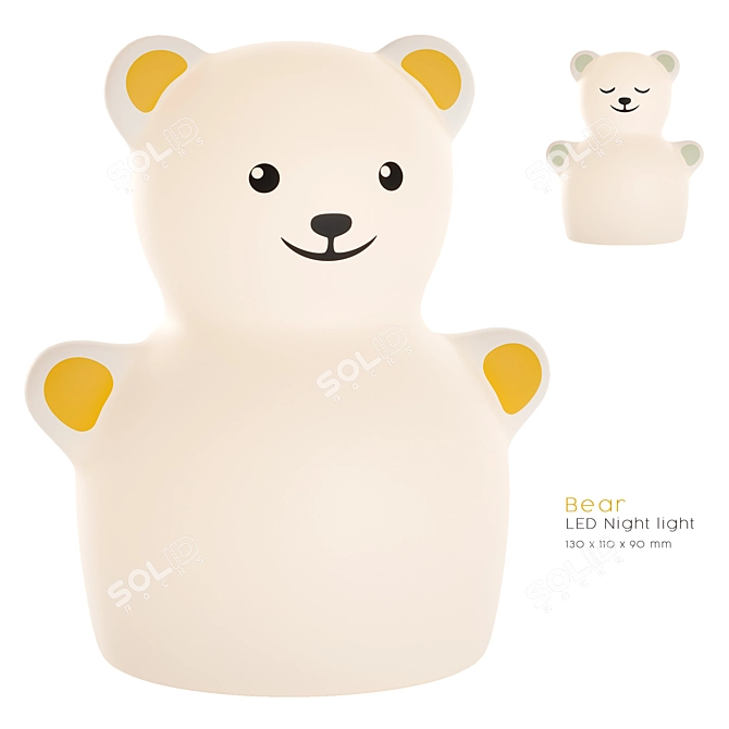 IKEA TOVADER Bear Night Light 3D model image 3