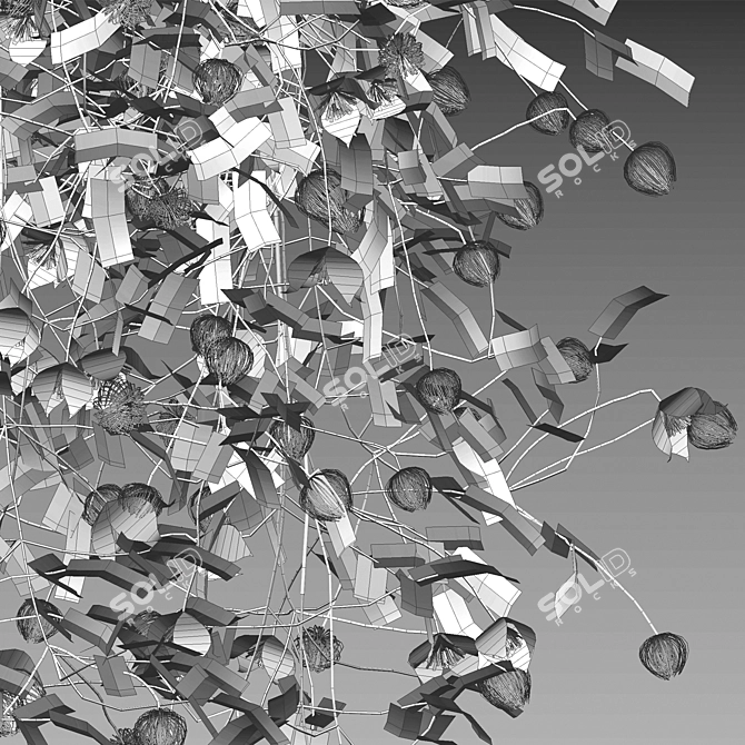 3D Clematis Plant Models - Growth Varieties 3D model image 4