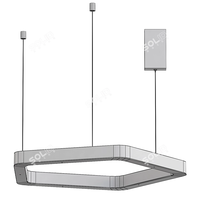 Modern Pentagon Model 3Ds Max 3D model image 3