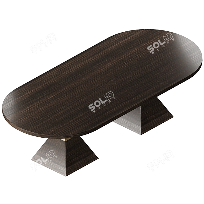 Customizable Glenndale Table by Cazarina 3D model image 3