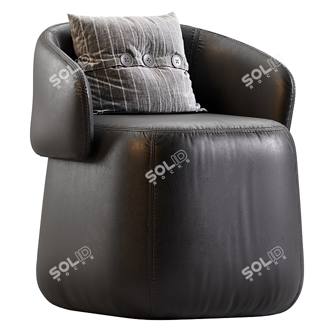 Openest Chick 3D Model Kit 3D model image 1