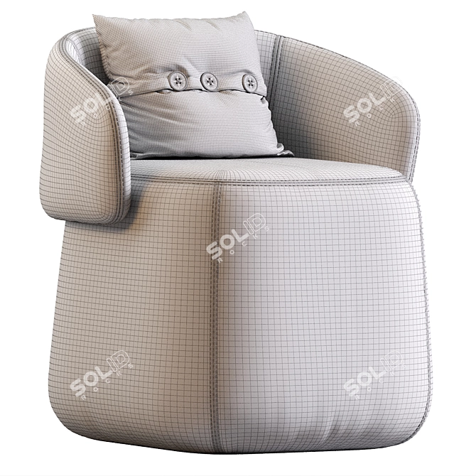 Openest Chick 3D Model Kit 3D model image 7