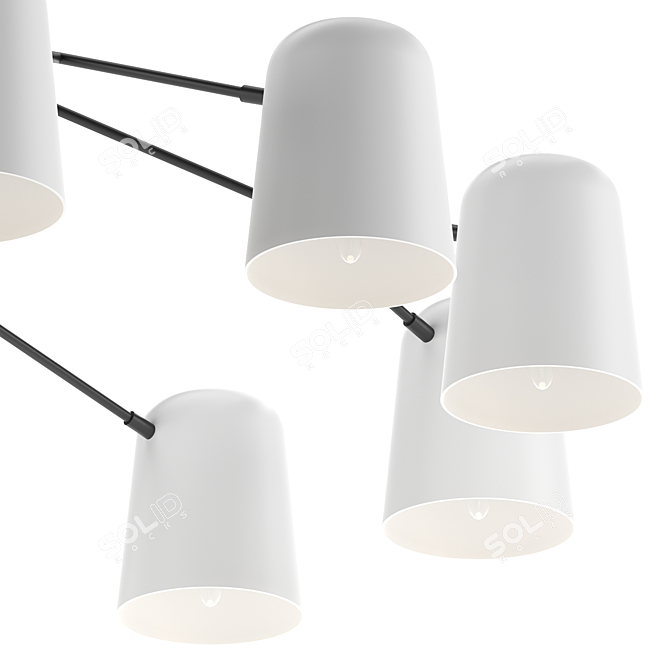 F-Promo Trick 2762-10P Pendant Chandelier 3D model image 2