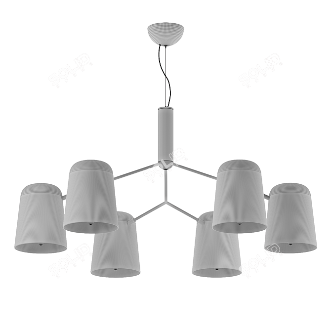 Elegance Defined Pendant Light 3D model image 4