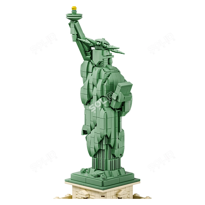  LEGO Architecture Statue of Liberty 3D model image 3