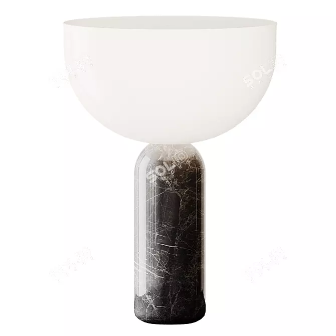 Muuto Kizu Marble Table Lamp 3D model image 1