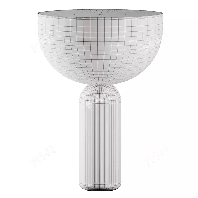 Muuto Kizu Marble Table Lamp 3D model image 3