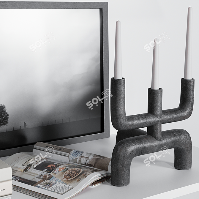 101CPH Decorative Interior Set 3D model image 4