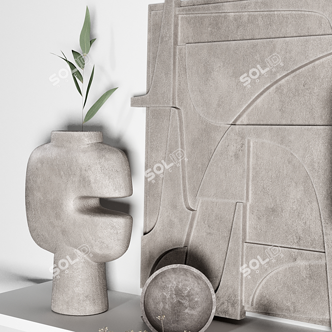 101CPH Decorative Interior Set 3D model image 5