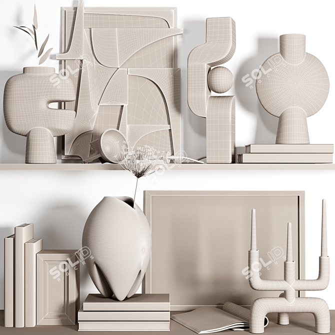 101CPH Decorative Interior Set 3D model image 7