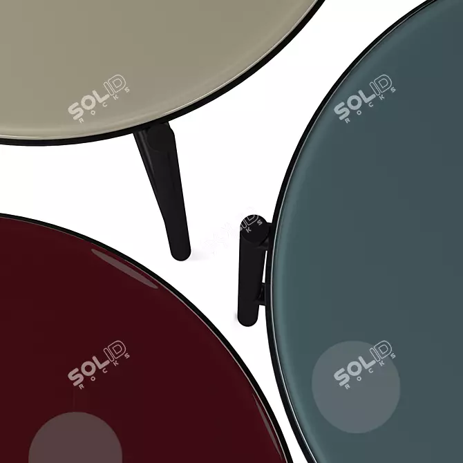 IGRAM Collection Floor Lamp with Side Table 3D model image 11