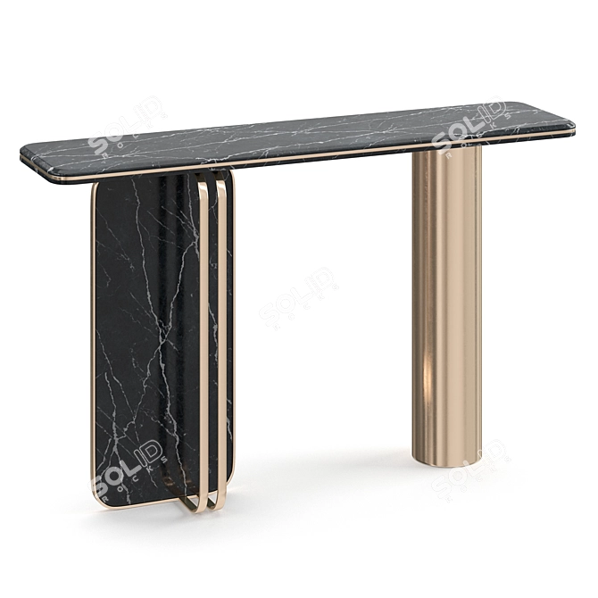 Sleek Modern Console | 2015 3D model image 1