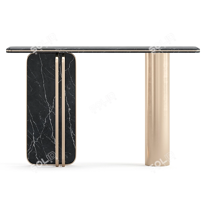 Sleek Modern Console | 2015 3D model image 2