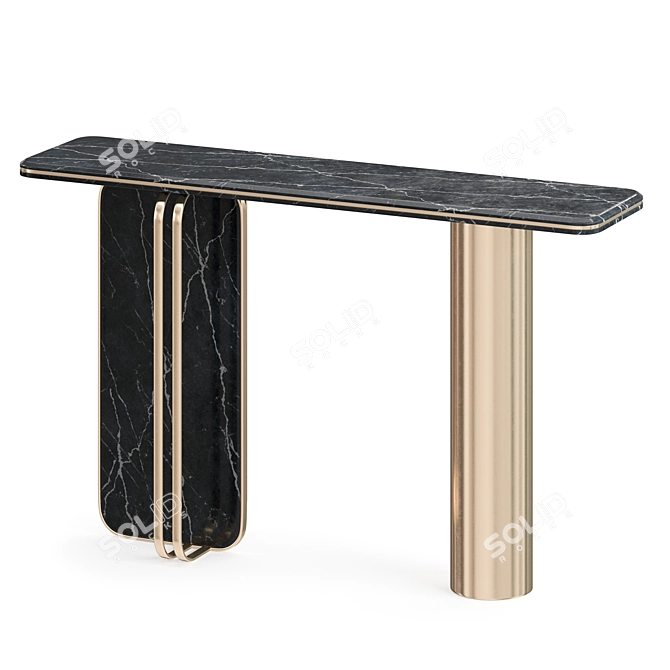 Sleek Modern Console | 2015 3D model image 3