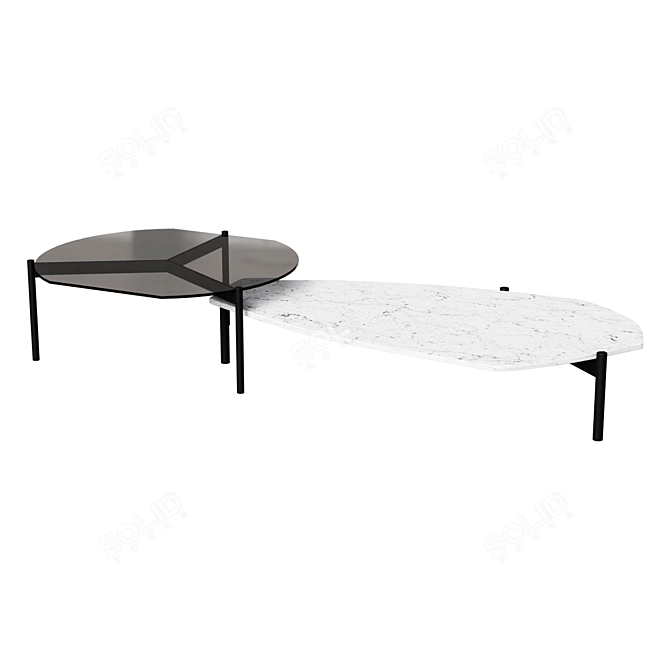 Johnson Coffee Tables: Stylish Furniture Solution! 3D model image 1