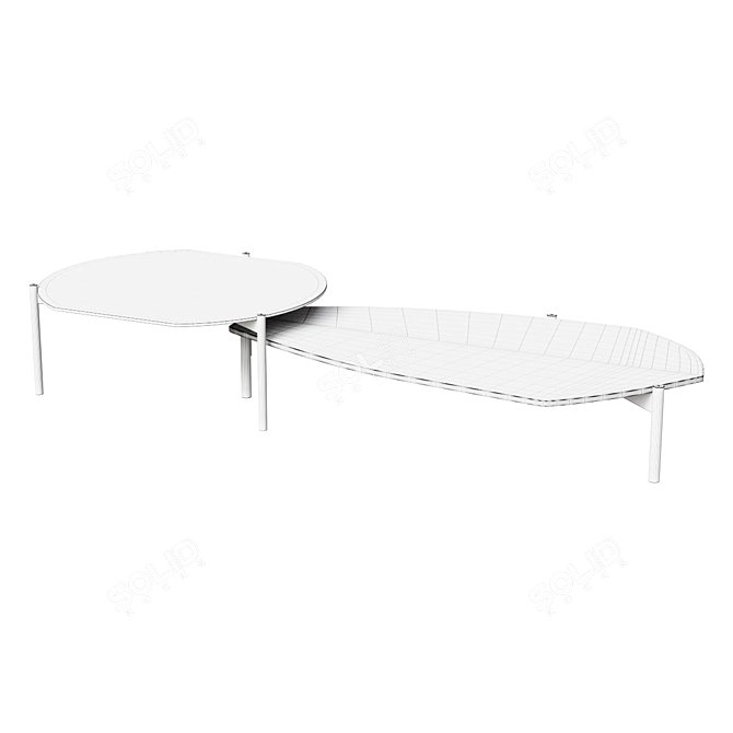 Johnson Coffee Tables: Stylish Furniture Solution! 3D model image 2