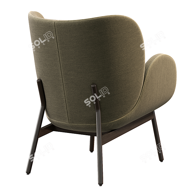 Modern Embracen Armchair Design 3D model image 3