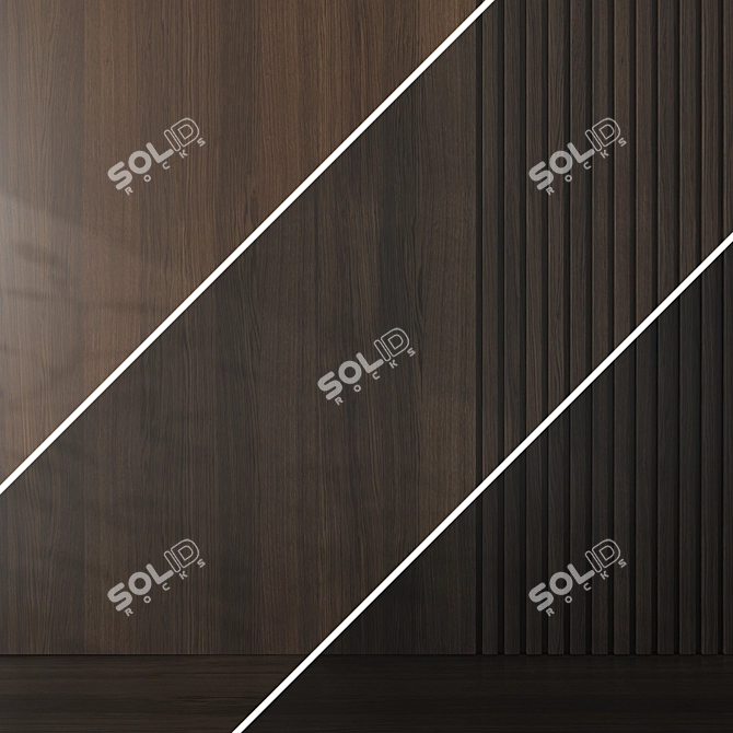 Seamless Oak Textures Pack 081 3D model image 5