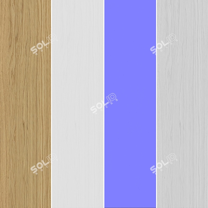Seamless Oak Textures Pack 081 3D model image 6