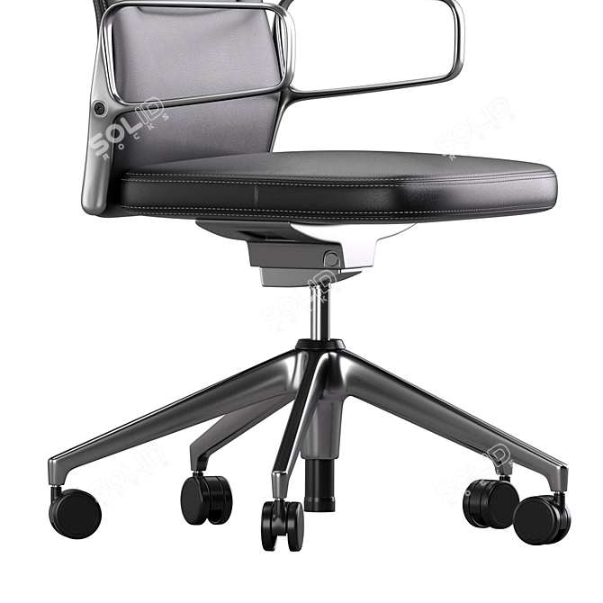 Modern Vitra AC 5 Chair 3D model image 2
