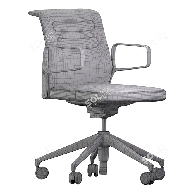 Modern Vitra AC 5 Chair 3D model image 6