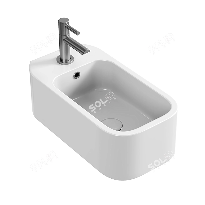 AXA Cosa Ceramic Washbasin 3D model image 3