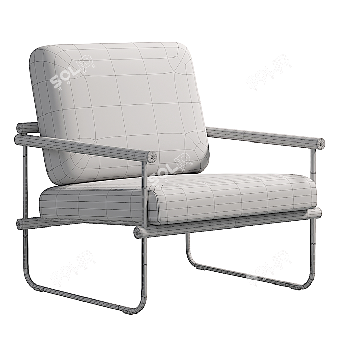 Modern Ross Chair Design 3D model image 4