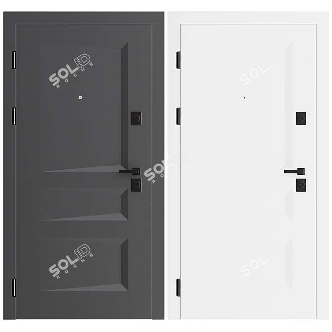 Rodos Exterior Door Çalışan 3D model image 1