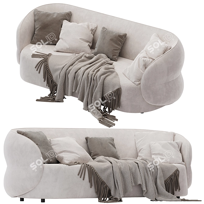 Modern Ditre Italia Clip Sofa 3D model image 3