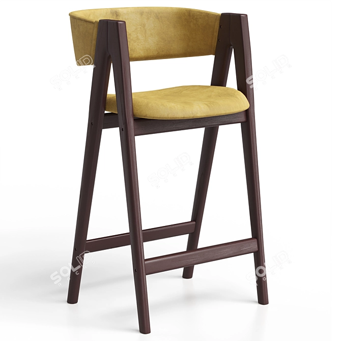 Modern Bar Stool by Montly 3D model image 4