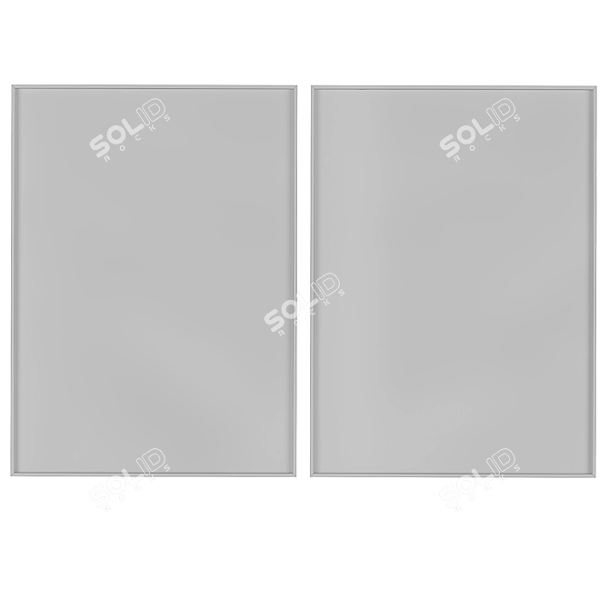 Modern Abstract Art Sculpture 3D model image 6