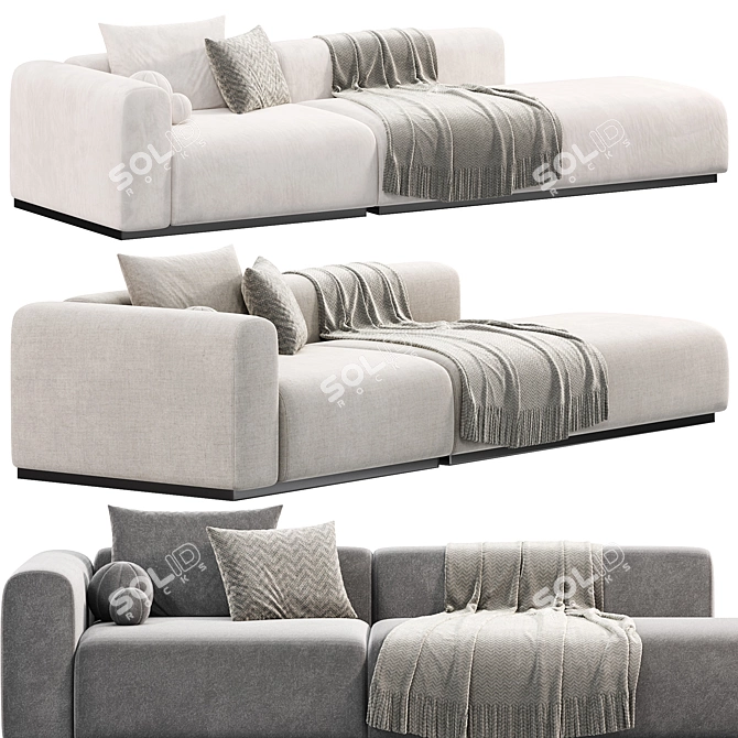 Modern MAHÈ Sofa Design 3D model image 1