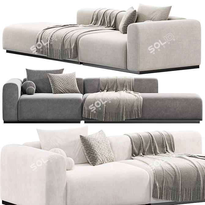 Modern MAHÈ Sofa Design 3D model image 2